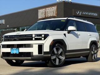 2025 Hyundai SANTA FE Hybrid with Serenity White Exterior