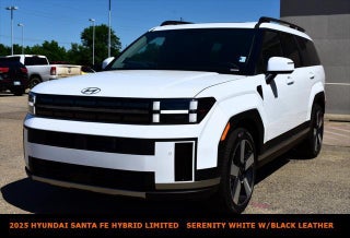 2025 Hyundai SANTA FE Hybrid with Serenity White Exterior