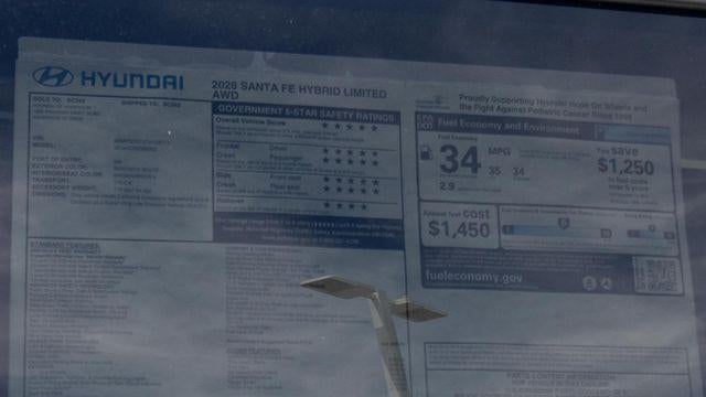 2026 Hyundai SANTA FE Hybrid Limited