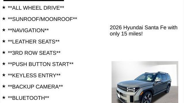 2026 Hyundai SANTA FE Hybrid Limited