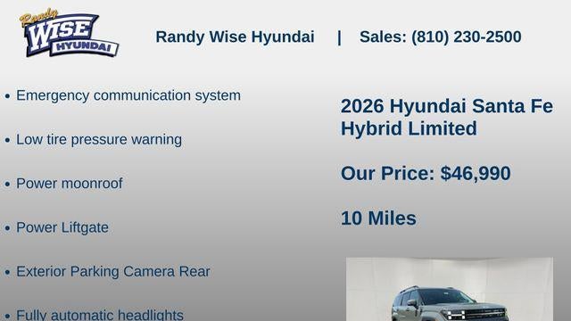 2026 Hyundai SANTA FE Hybrid Limited