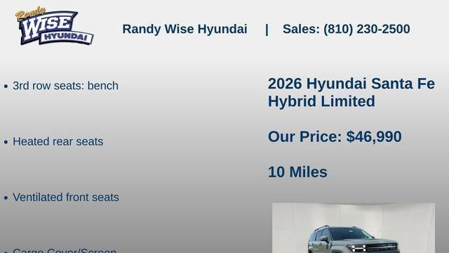 2026 Hyundai SANTA FE Hybrid Limited
