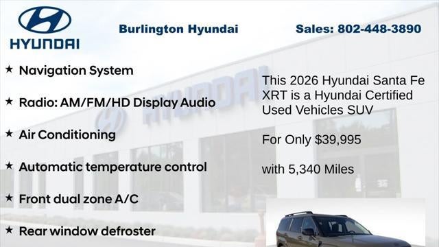 2026 Hyundai SANTA FE XRT