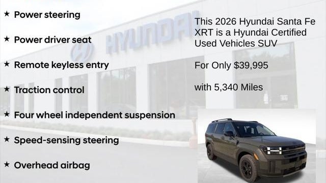 2026 Hyundai SANTA FE XRT