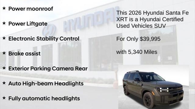 2026 Hyundai SANTA FE XRT