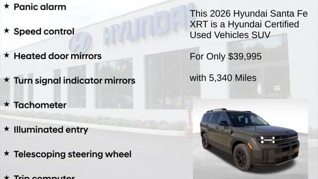 2026 Hyundai SANTA FE XRT