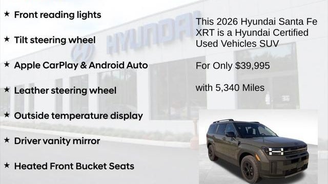 2026 Hyundai SANTA FE XRT