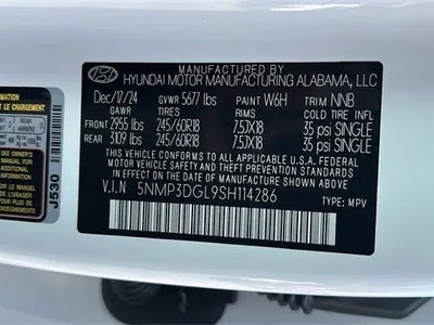 Photo of a 2025 Hyundai Santa FE AWD XRT 4DR SUV for sale