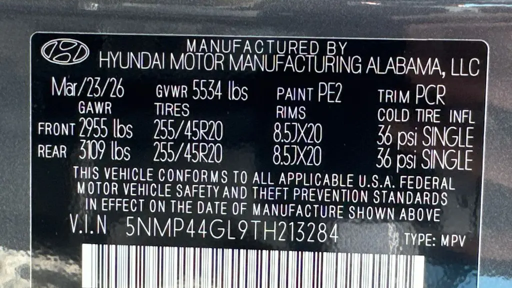 2026 Hyundai SANTA FE Limited