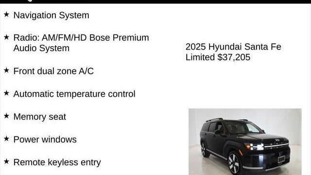 2025 Hyundai SANTA FE Limited