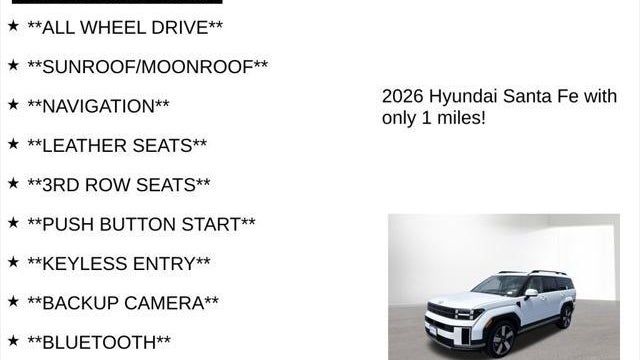 2026 Hyundai SANTA FE Limited