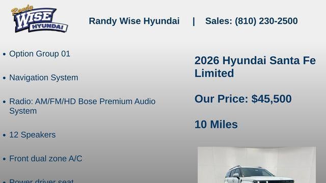 2026 Hyundai SANTA FE Limited