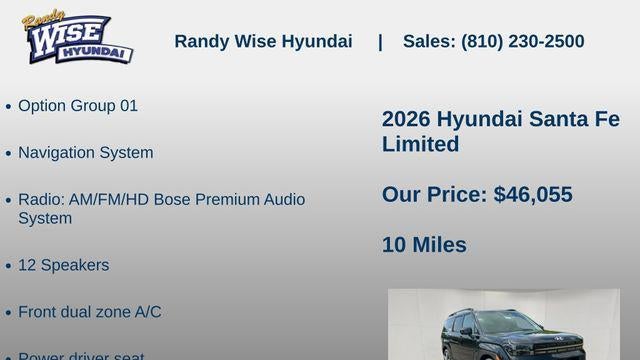 2026 Hyundai SANTA FE Limited