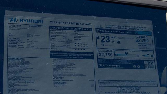 2026 Hyundai SANTA FE Limited