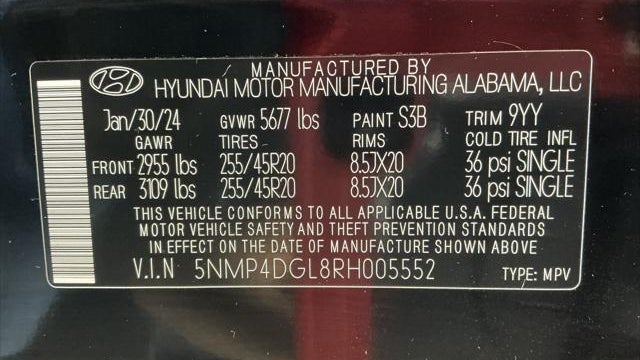 2024 Hyundai SANTA FE Limited