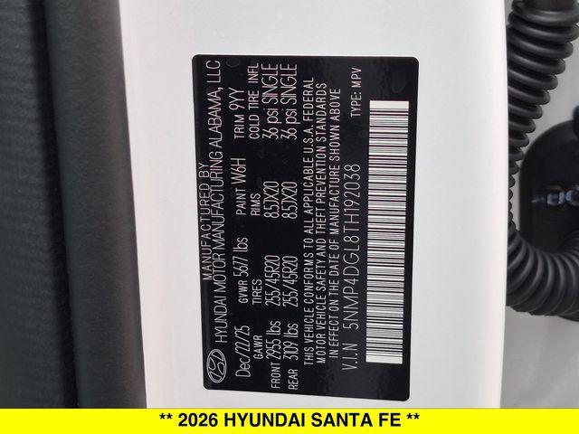 2026 Hyundai Santa Fe - $49,300