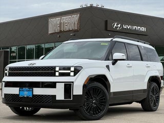 2025 Hyundai SANTA FE Hybrid with Serenity White Exterior