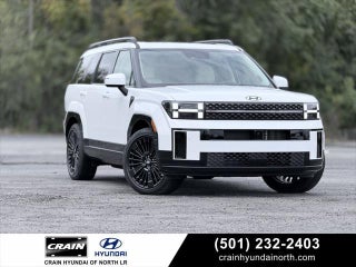 2025 Hyundai SANTA FE Hybrid with Serenity White Exterior