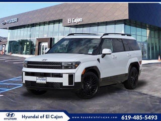 2026 Hyundai SANTA FE Hybrid with Serenity White Exterior