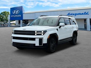 2025 Hyundai SANTA FE Hybrid with Serenity White Exterior