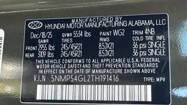 2026 Hyundai SANTA FE Calligraphy