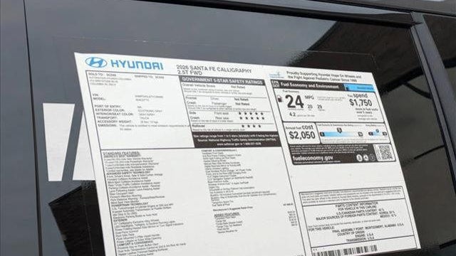 2026 Hyundai SANTA FE Calligraphy
