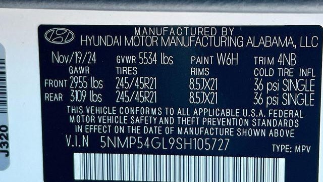 2025 Hyundai SANTA FE Calligraphy