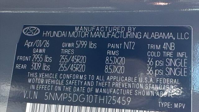 2026 Hyundai SANTA FE Hybrid Calligraphy