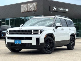 2025 Hyundai SANTA FE Hybrid with Serenity White Exterior