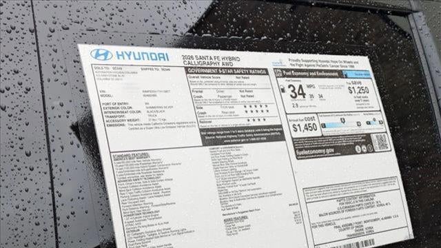 2026 Hyundai SANTA FE Hybrid Calligraphy