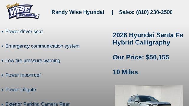 2026 Hyundai SANTA FE Hybrid Calligraphy