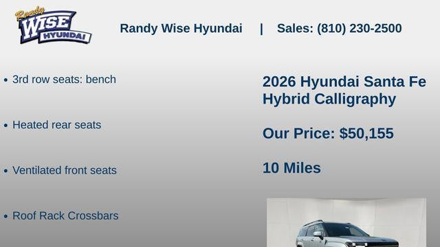 2026 Hyundai SANTA FE Hybrid Calligraphy