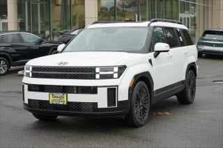 2025 Hyundai SANTA FE Hybrid with Serenity White Exterior