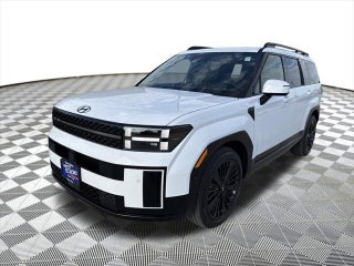 2026 Hyundai SANTA FE Hybrid with Serenity White Exterior