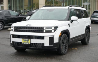 2025 Hyundai SANTA FE Hybrid with Serenity White Exterior