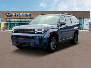 2025 Hyundai SANTA FE Hybrid with Atlantis Blue Exterior