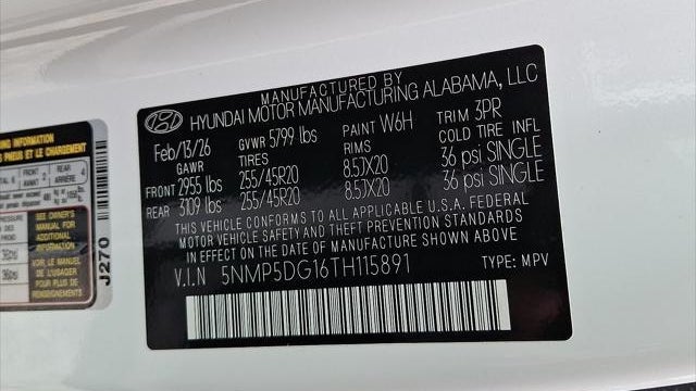 2026 Hyundai SANTA FE Hybrid Calligraphy