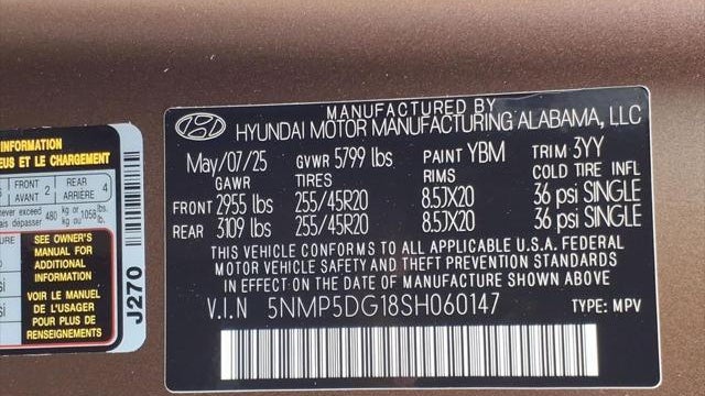 2025 Hyundai SANTA FE Hybrid Calligraphy