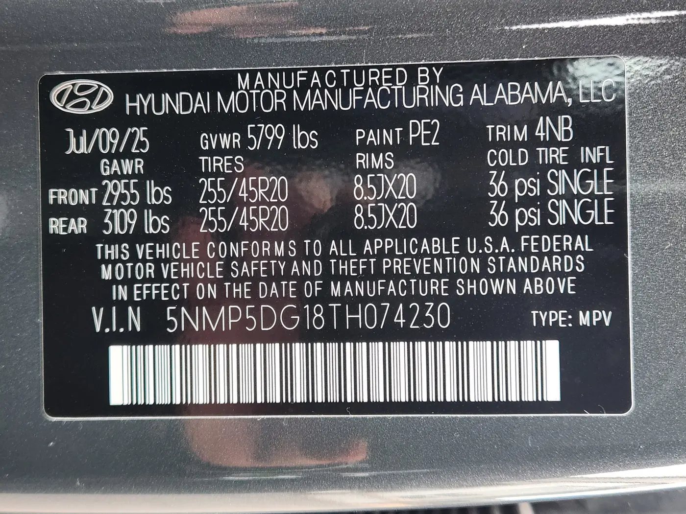 2026 Hyundai Santa Fe - $44,266
