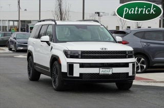 2025 Hyundai SANTA FE Hybrid with Serenity White Exterior