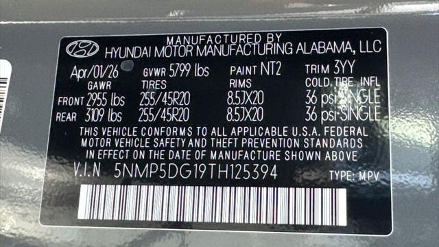 2026 Hyundai SANTA FE Hybrid Calligraphy