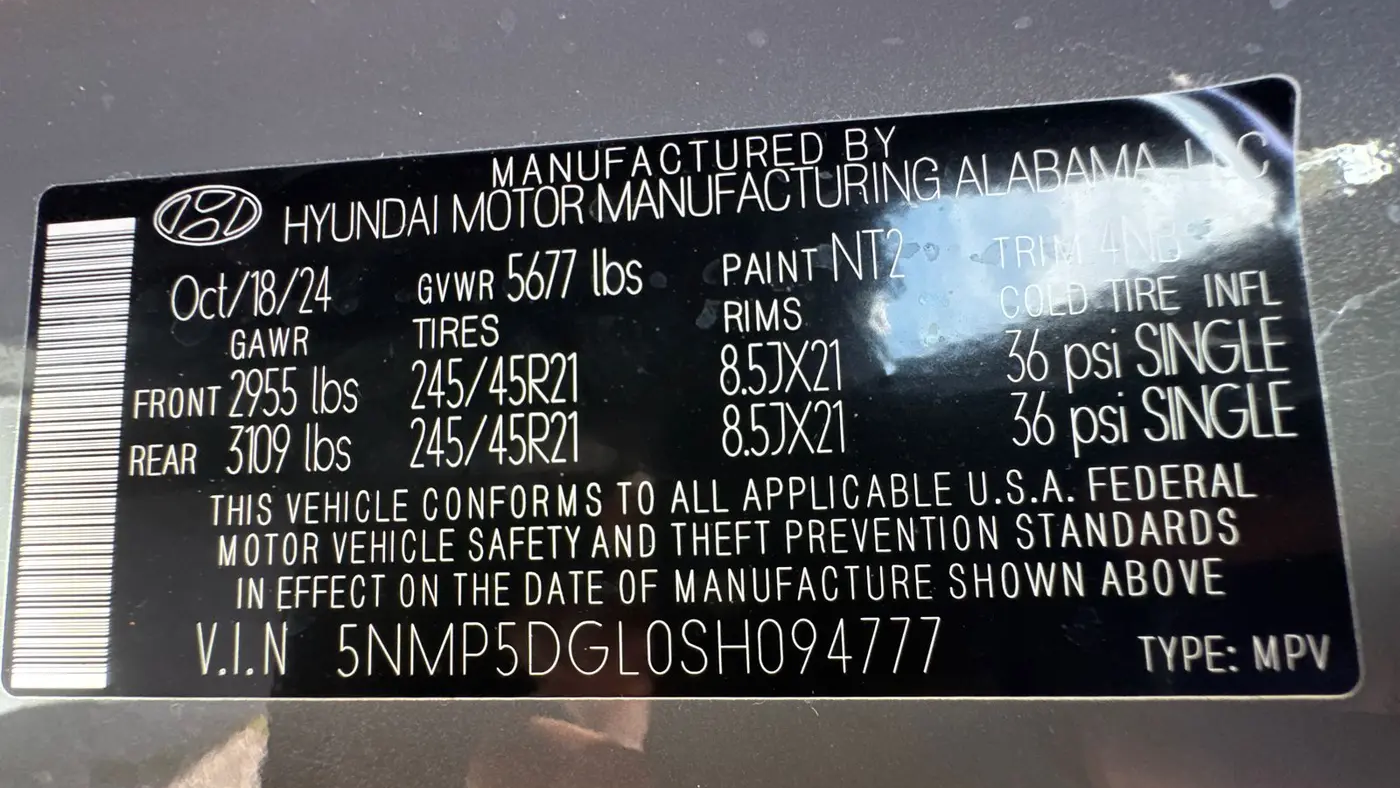 2025 Hyundai SANTA FE Calligraphy