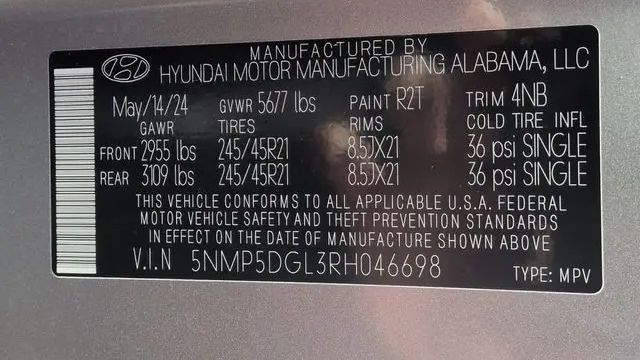 2024 Hyundai SANTA FE Calligraphy