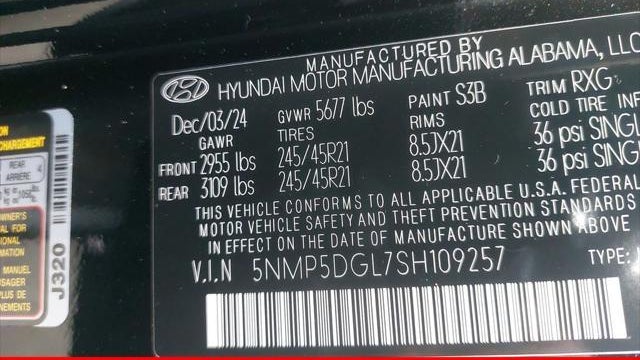 2025 Hyundai SANTA FE Calligraphy