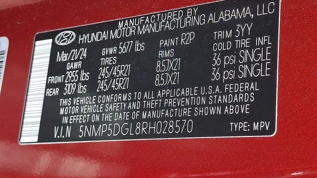 2024 Hyundai SANTA FE Calligraphy