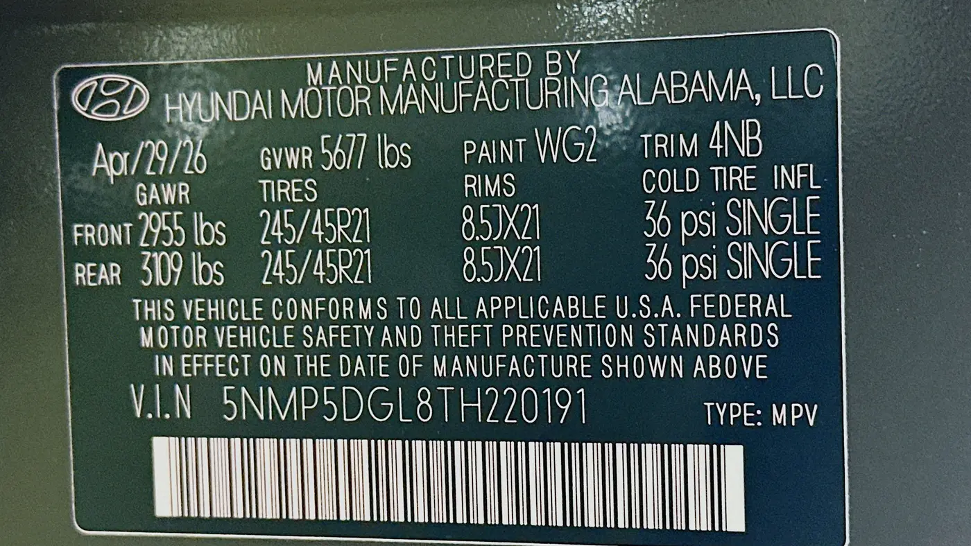 2026 Hyundai SANTA FE Calligraphy