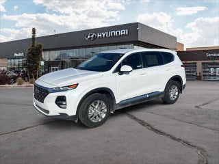 2020 Hyundai SANTA FE with Quartz White Exterior