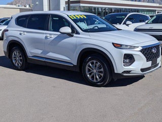 2020 Hyundai SANTA FE with Quartz White Exterior
