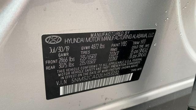 2020 Hyundai SANTA FE SE