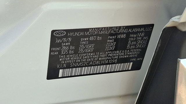 2020 Hyundai SANTA FE SE
